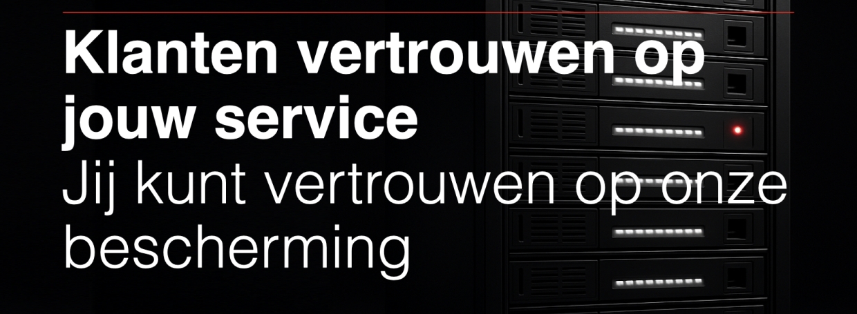 serverkast met 1 rood lampje