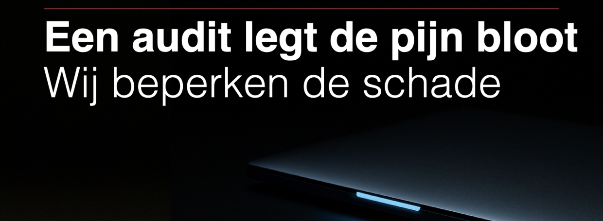 gesloten laptop met gloed