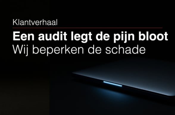 gesloten laptop met gloed